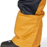 DC Juniors Roadblock Bib 2023 - Black bib with white logo on left thigh and black zipper.