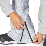 DC Women's Collective Shell Bib 2023 - Black bib with white logo on left thigh and black zipper down center front.