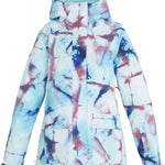 DC Women's Cruiser Insulated Jacket 2023 - A light blue jacket with a subtle white pattern and black accents on the cuffs.