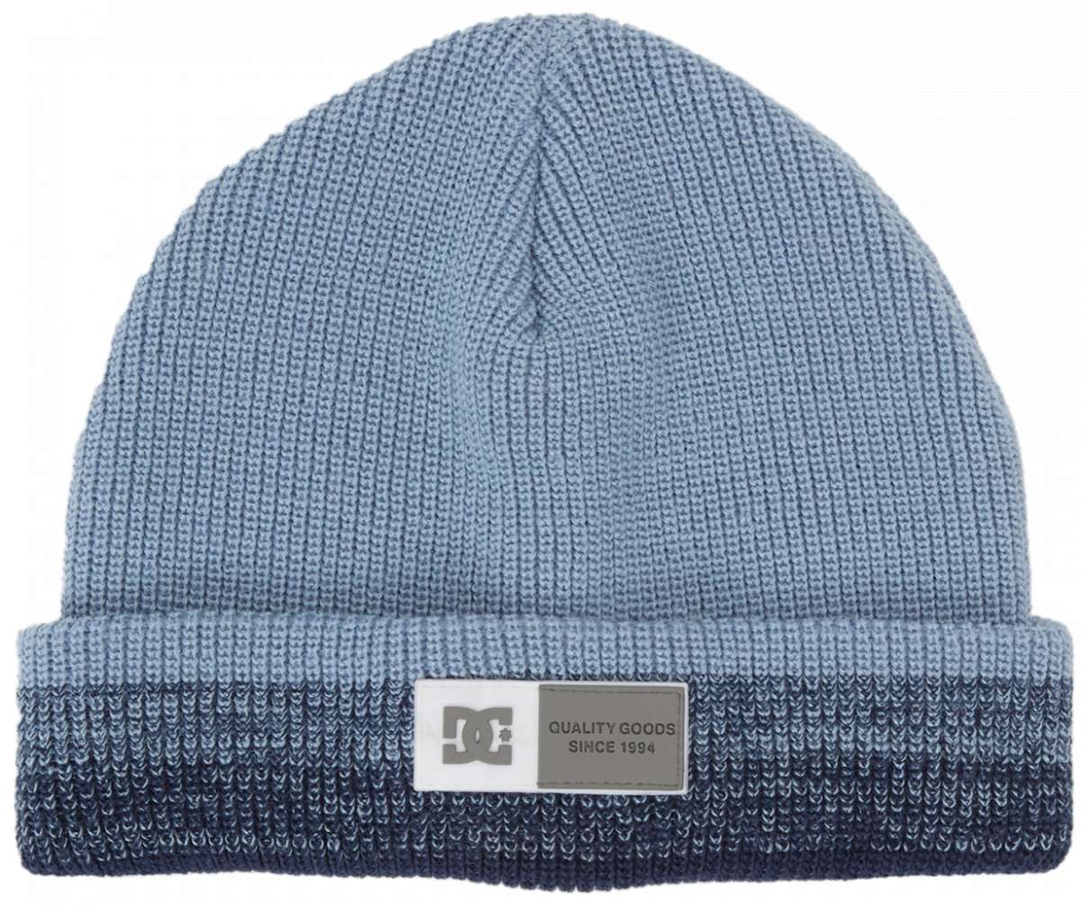 DC Women's Hazy Beanie 2024 - A light blue beanie with a subtle hazy pattern on the front.