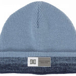 DC Women's Hazy Beanie 2024 - A light blue beanie with a subtle hazy pattern on the front.