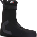 DC Women's Lotus BOA Snowboard Boots 2024 - Black snowboard boots with a sleek, low-top design and silver BOA lacing system.