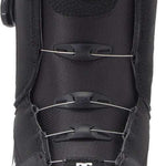 DC Women's Lotus BOA Snowboard Boots 2024 - Black snowboard boots with a round, black BOA dial on top.