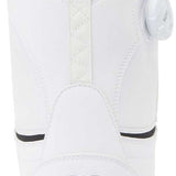 DC Women's Lotus BOA Snowboard Boots 2024 - White snowboard boots with a black strap and white laces.