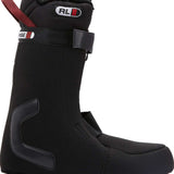 DC Women's Lotus BOA Snowboard Boots 2024 - Black snowboard boots with a white logo on the side and red accents.