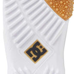 DC Women's Mora BOA Snowboard Boots 2024 - White snowboard boots with a black heel and toe cap.