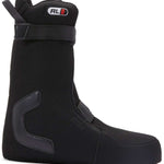 DC Women's Mora BOA Snowboard Boots 2024 - Black snowboard boots with a sleek, low-top design and silver BOA lacing system on top.