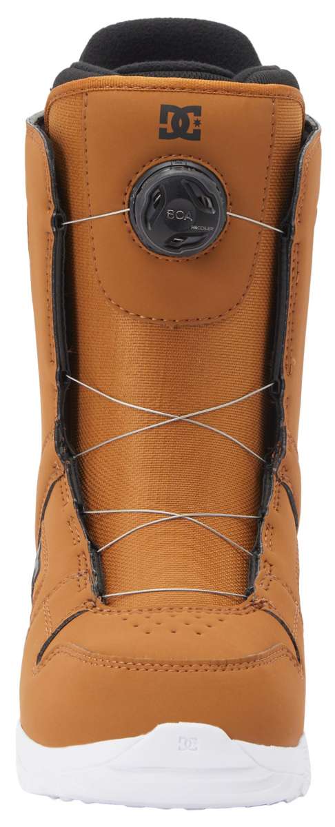 DC Women's Phase BOA Snowboard Boots 2024 - Black snowboard boots with a silver BOA dial on the side.