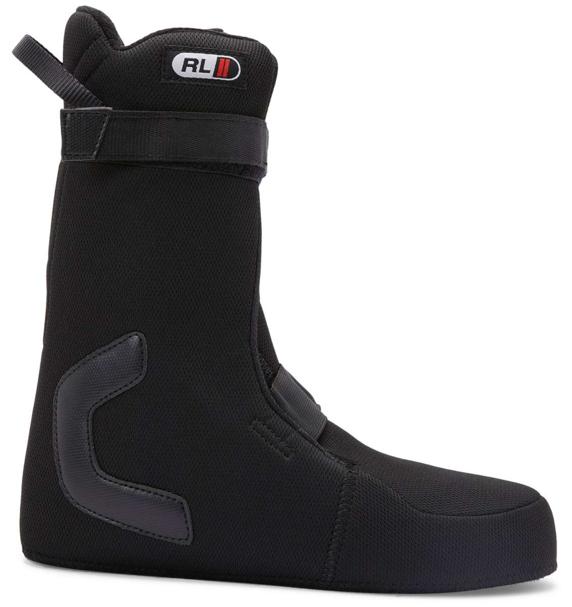 DC Women's Phase BOA Snowboard Boots 2024 - Black snowboard boots with a sleek, low-top design and silver BOA lacing system.