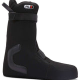 DC Women's Phase BOA Snowboard Boots 2024 - Black snowboard boots with a sleek, low-top design and silver BOA lacing system.