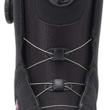 DC Women's Phase Pro BOA Snowboard Boots 2024 - Black snowboard boots with a round black BOA dial on top.