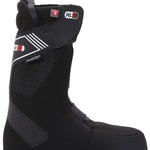DC Women's Phase Pro BOA Snowboard Boots 2024 - Black snowboard boots with a white stripe on the side and red accents.