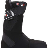 DC Women's Phase Pro BOA Snowboard Boots 2024 - Black snowboard boots with a white stripe on the side and red accents.