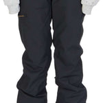 DC Women's Viva Shell Pant 2023 - Black snow pants with a subtle white stripe on the side of one leg.