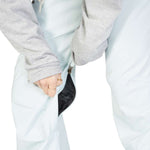 DC Women's Viva Shell Pant 2023 - Black pants with a subtle white pattern on the side of the leg.