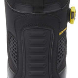 DC Phantom BOA Snowboard Boots 2024 - Black boots with yellow accents and a black BOA dial on the side.