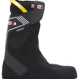 DC Phantom BOA Snowboard Boots 2024 - Black snowboard boots with a white logo on the side and silver buckles.