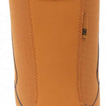 DC Phase BOA Snowboard Boots 2024 - A pair of tan snowboard boots with a black logo on the back heel and a black sole.