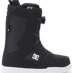 DC Phase BOA Snowboard Boots 2024 - Black snowboard boots with white accents and a BOA closure system on the side.