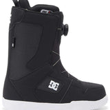DC Phase BOA Snowboard Boots 2024 - Black snowboard boots with white accents and a BOA closure system on the side.