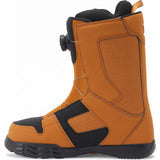 DC Phase BOA Snowboard Boots 2024 - Black boots with a white logo on top and silver buckles.