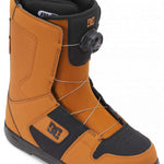 DC Phase BOA Snowboard Boots 2024 - Black boots with a white logo on top and silver laces.