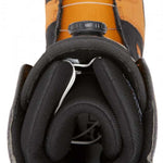 DC Phase BOA Snowboard Boots 2024 - Black boots with silver laces and a black boa dial on top.