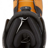 DC Phase BOA Snowboard Boots 2024 - Black boots with silver laces and a black boa dial on top.