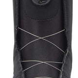 DC Phase BOA Snowboard Boots 2024 - Black snowboard boots with white laces and a black BOA dial on the side.