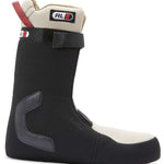 DC Premier Hybrid Snowboard Boots 2024 - A pair of snowboard boots with a predominantly black upper and white accents on the toe box, heel, and tongue.