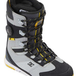 DC Premier Hybrid Snowboard Boots 2024 - Black boots with yellow accents and white soles.