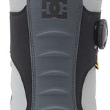 DC Premier Hybrid Snowboard Boots 2024 - A pair of snowboard boots with a predominantly black upper and yellow accents on the heel and tongue.