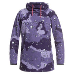DC Ladies Salem Technical Hoodie 2020-2021 - A purple hoodie with a camouflage pattern and white speckles, featuring a hood and drawstrings.