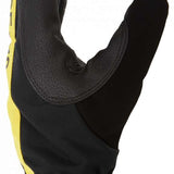 DC Salute Gloves 2024 - Black gloves with yellow accents on the sides.