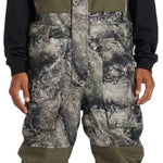 DC Shadow Shell Bib Pants 2024 - Black bib pants with a subtle white pattern and black hardware.