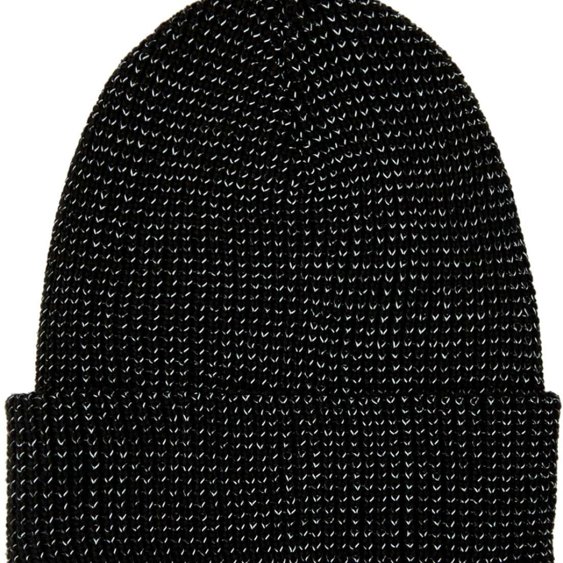 DC Sight Beanie 2023 - Black beanie with white stitching on cuff.