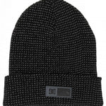 DC Sight Beanie 2024 - Black beanie with white stitching on cuff.