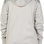 DC Snowstar Fleece Hoodie 2023 - A cream-colored hoodie with a kangaroo pocket and drawstring hood.