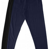 DC Static Sweatpants 2024 - Pair of navy blue sweatpants with an elastic waistband and cuffs at the ankles.