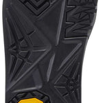 DC Transcend BOA Snowboard Boots 2024 - Black snowboard boots with a textured rubber outsole and silver metal hardware.