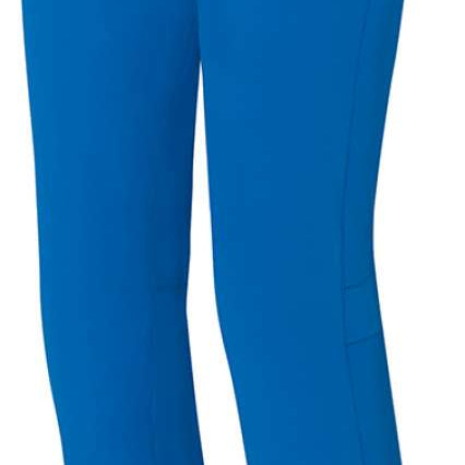 Descente Women's Nina Insulated Pant 2023 - A pair of women's insulated ski pants with a black and white patterned design on the left leg.