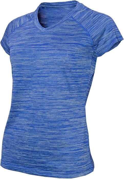 BAW Athletic Wear Ladies' Dry-Tek Short Sleeve V-Neck Shirt