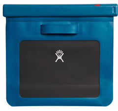 Hydro Flask - Medium dry storage bag with a gray interior, zippered closure, and red pull tab.