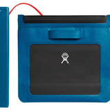 Hydro Flask - Medium dry storage bag with a gray front panel, black back panel, and red zipper pull.