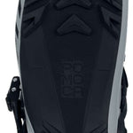 Dynafit Ladies Radical 100 Ski Boots 2024 - Black ski boots with a silver logo on the side and a red strap.