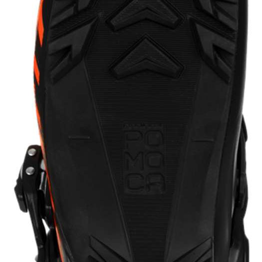 Dynafit Radical 110 Ski Boots 2024 - Black ski boots with a silver buckle on the side.