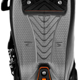 Dynafit Tigard 110 Ski Boots 2024 - Black ski boots with silver buckles and a textured, rubberized toe cap.