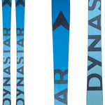 Dynastar M-Pro 90 Skis 2023 - A pair of blue skis with a black logo on top and "M-Pro" written in white letters along the side.
