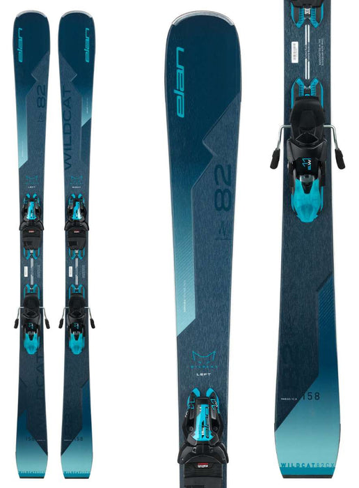 Elan Ladies Wildcat 82 CX Skis With PS ELW 11.0 Bindings 2022-2023