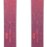 Elan Wildcat 86 CX Flat Ski 2022-2023 - A red and black ski with a flat tail, featuring an "ELAN" logo on top.